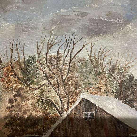 Original Framed Oil on Canvas Painting by Tommie L - Picture 5 of 7